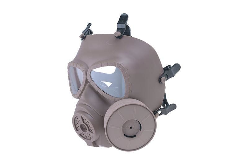 Ventilated dummy gas mask - tan