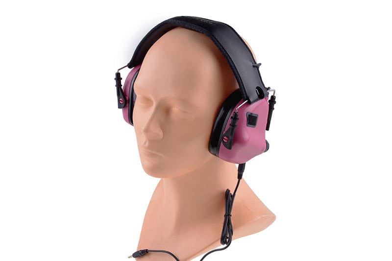 Aktywne ochronniki słuchu M31 - różowe