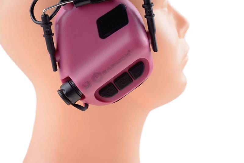 Active hearing protectors M31 - pink by Earmor on Airsoft Mania Europe