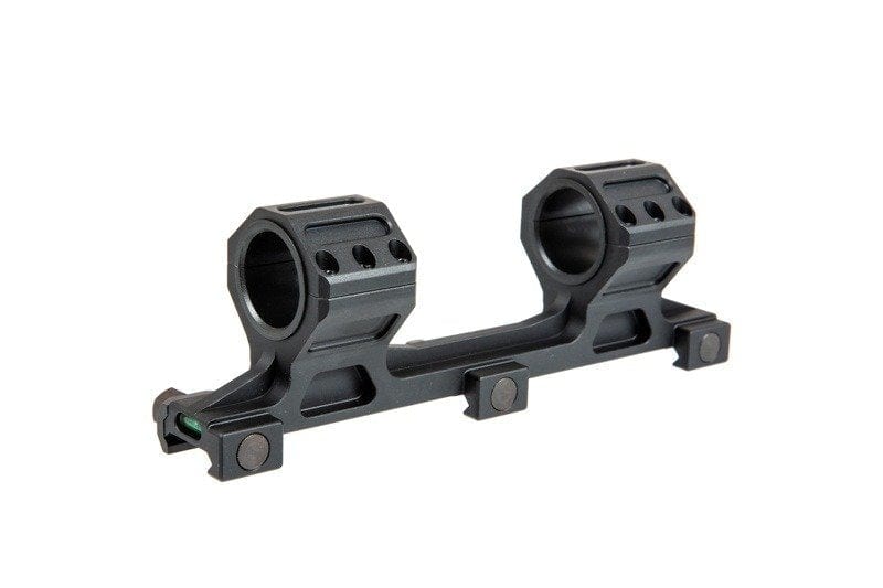 GE Long Version 25.4-30mm Scope Mount with Bubble Level - black by AIM-O on Airsoft Mania Europe