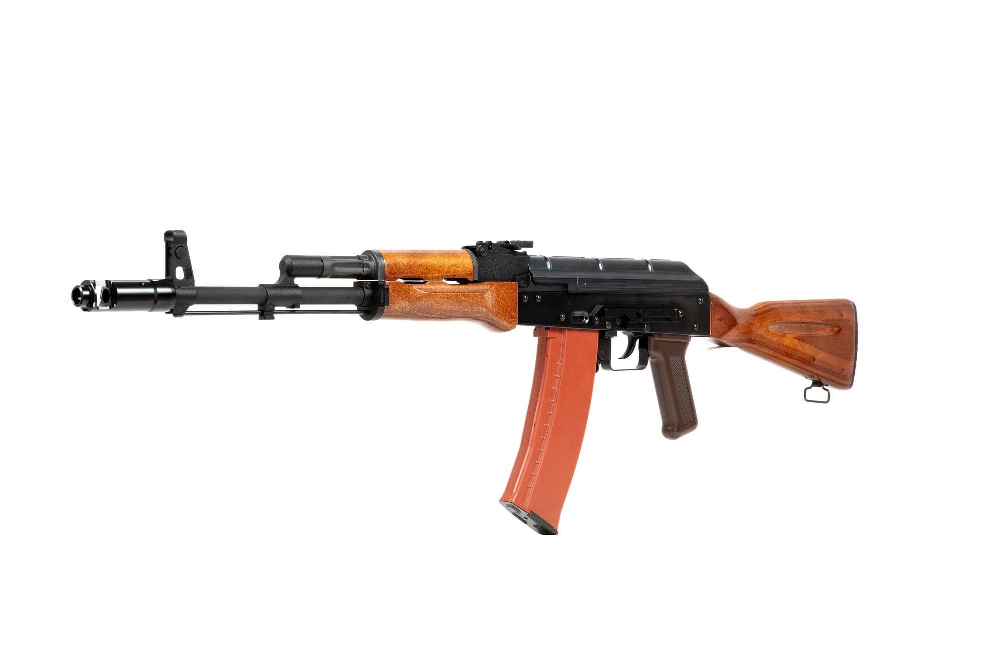 AK74 GBBR Real Wood Carbine Replica - Open Bolt by WE on Airsoft Mania Europe