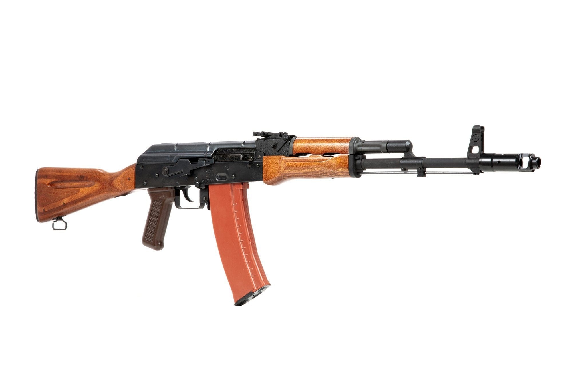 AK74 GBBR Real Wood Carbine Replica - Open Bolt by WE on Airsoft Mania Europe