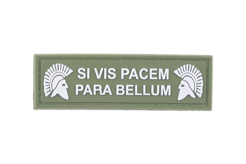 3D patch - SI VIS PACEM PARA BELLUM - green