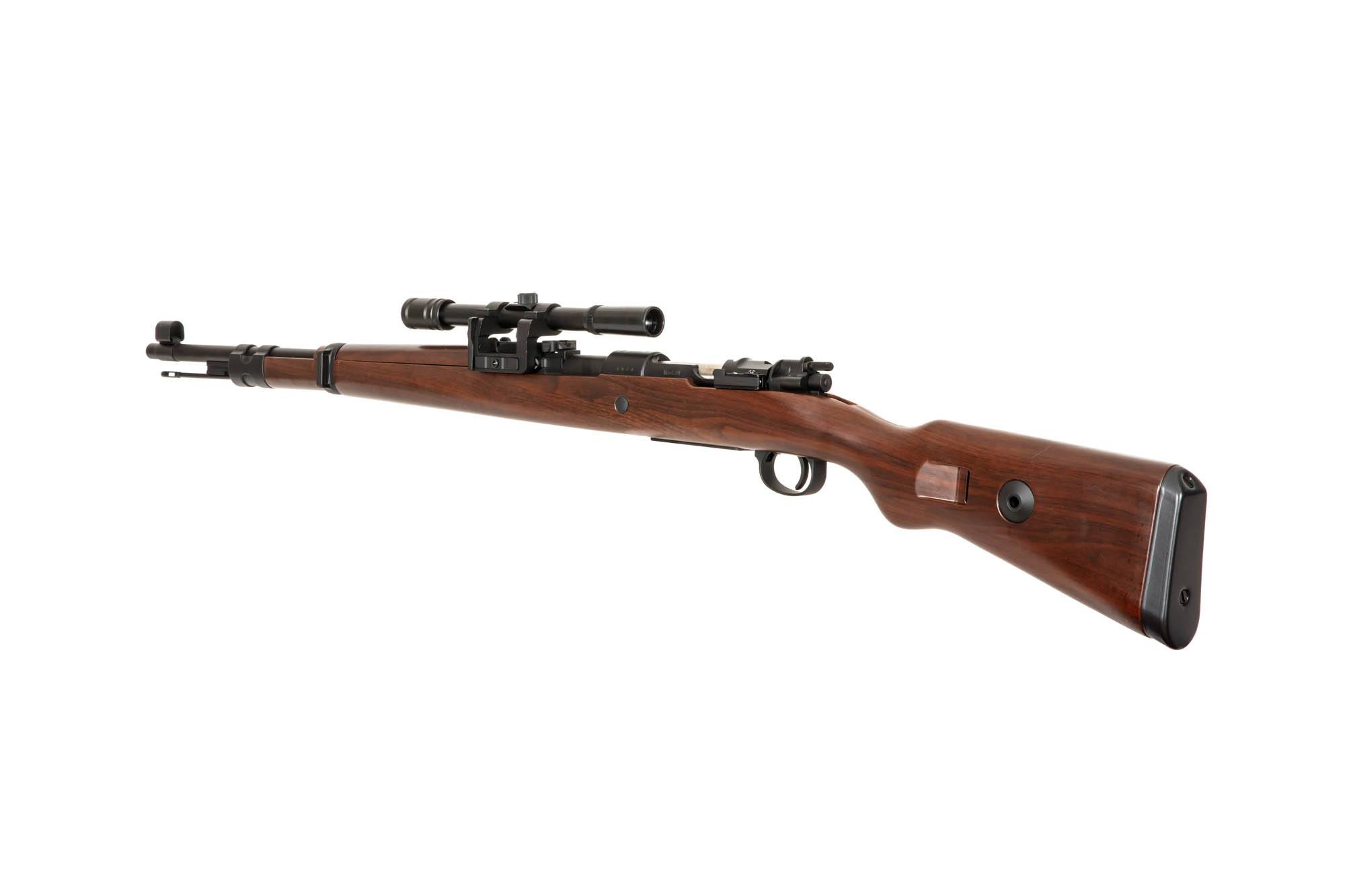 Kar98 Rifle Replica with scope (plastic stock)