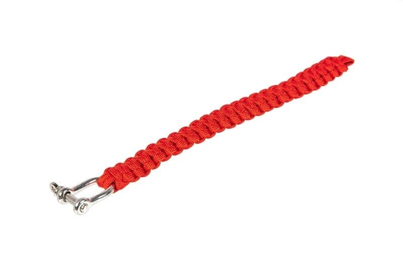 Survival Bracelet (U) - Red by Element on Airsoft Mania Europe