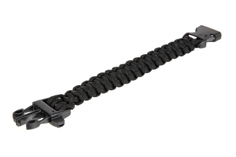 Survival Bracelet (Fastex) - Black by Element on Airsoft Mania Europe