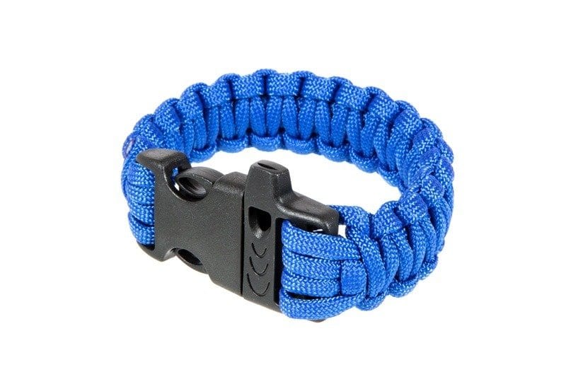 Survival Bracelet (Fastex) - Blue