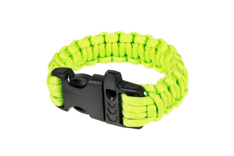 Survival Bracelet (Fastex) - Lime