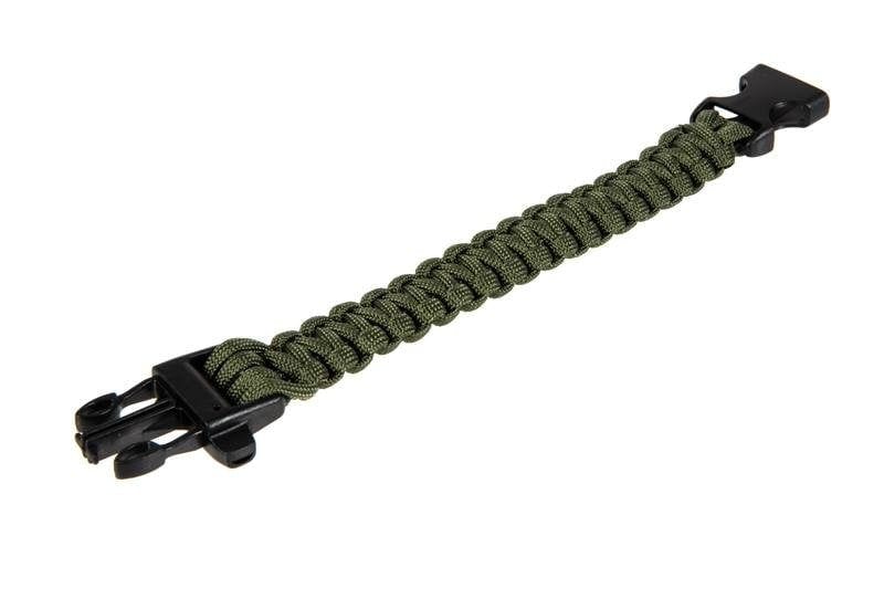 Survival Bracelet (Fastex) - Olive Drab by Element on Airsoft Mania Europe