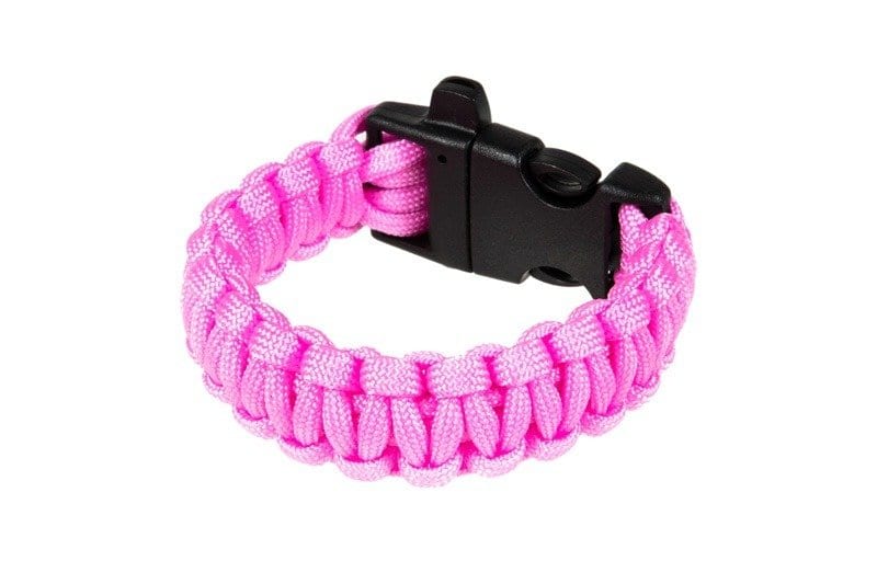 Survival Bracelet (Fastex) - Pink by Element on Airsoft Mania Europe