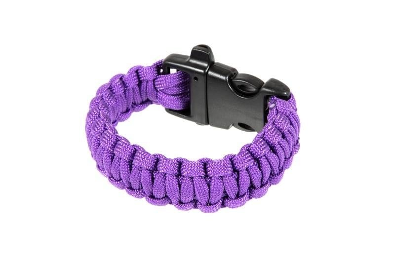 Survival Bracelet (Fastex) - Violet by Element on Airsoft Mania Europe