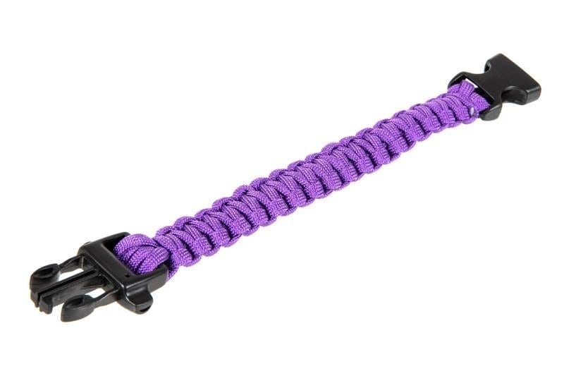 Survival Bracelet (Fastex) - Violet by Element on Airsoft Mania Europe