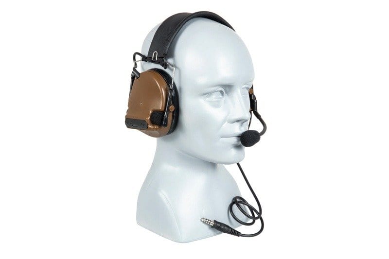 Com III Headset - Coyote Brown by Zeta Tactical on Airsoft Mania Europe