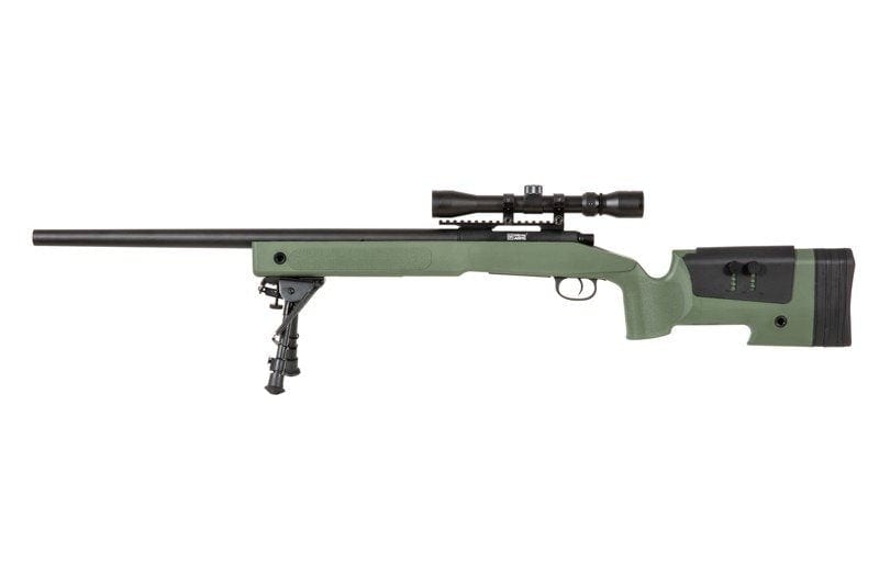 SA-S02 CORE™ sniper rifle replica with bipod and scope - olive