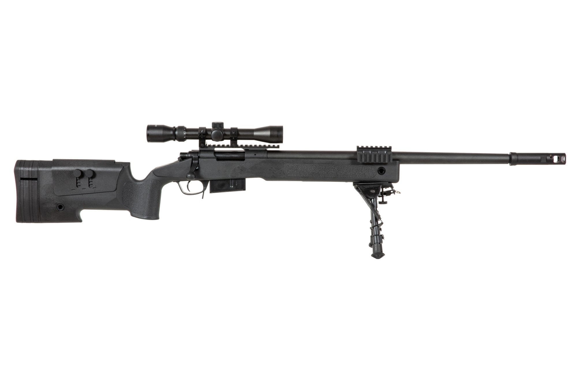 SA-CORE ™ S03 replica sniper rifle with scope and bipod - black by Specna Arms on Airsoft Mania Europe