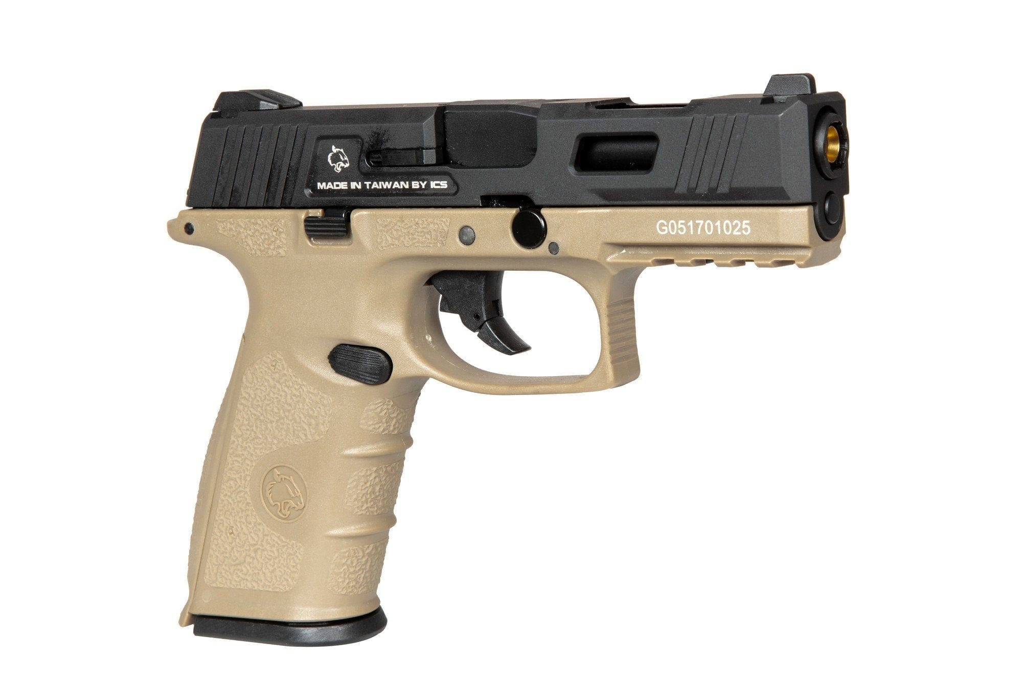 BLE-XFG Pistol Replica - tan / black by ICS on Airsoft Mania Europe