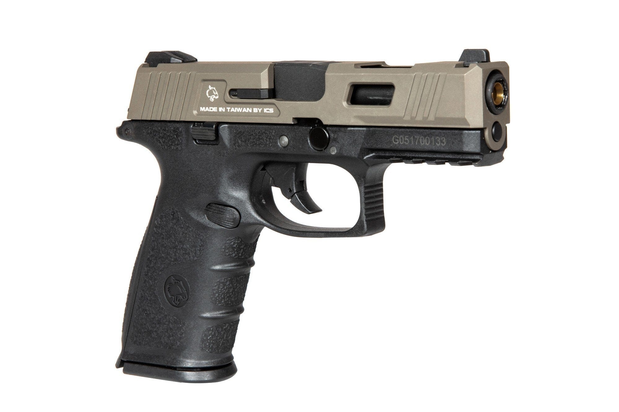 BLE-XFG Pistol Replica - black / tan by ICS on Airsoft Mania Europe