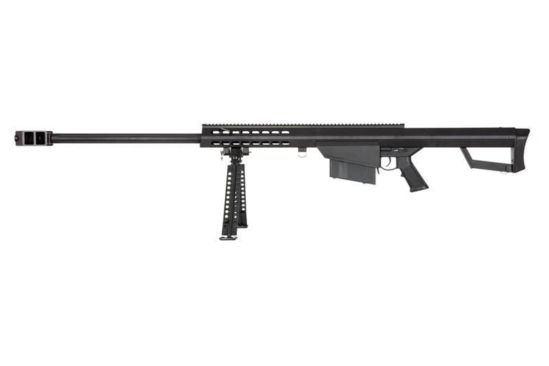 SW-024 sniper rifle replica with bipod - black