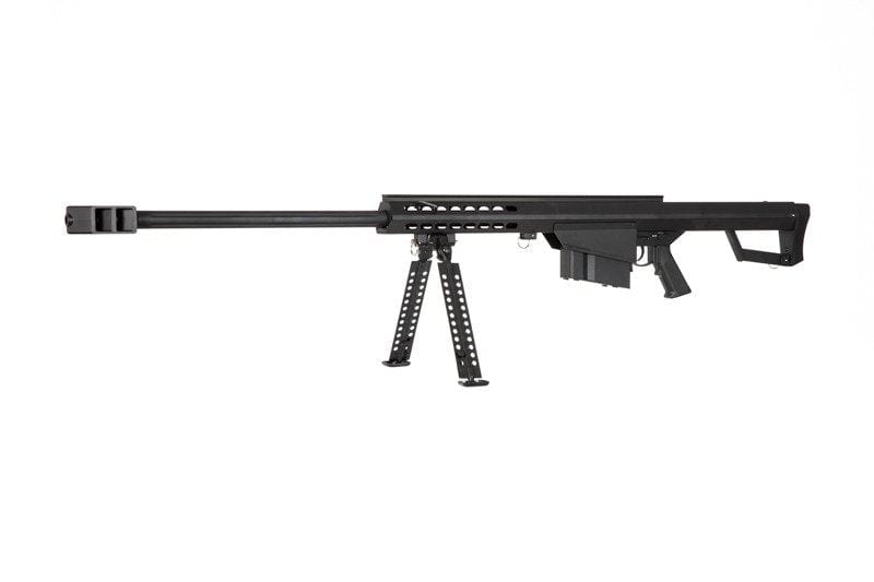 SW-024 M82A1 Barrett sniper rifle with bipod - black