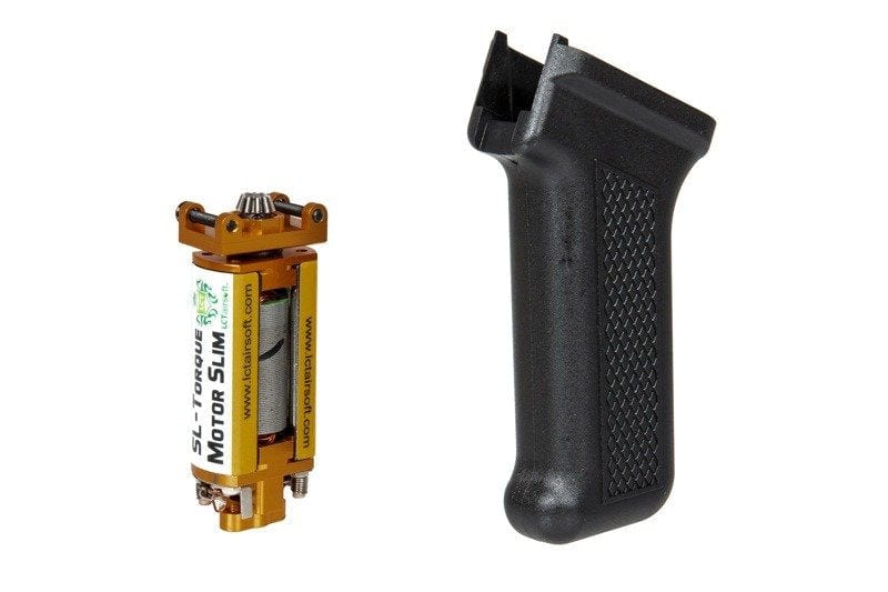 Slim Pistol Grip + SL-Torque Motor for AK type replicas - black