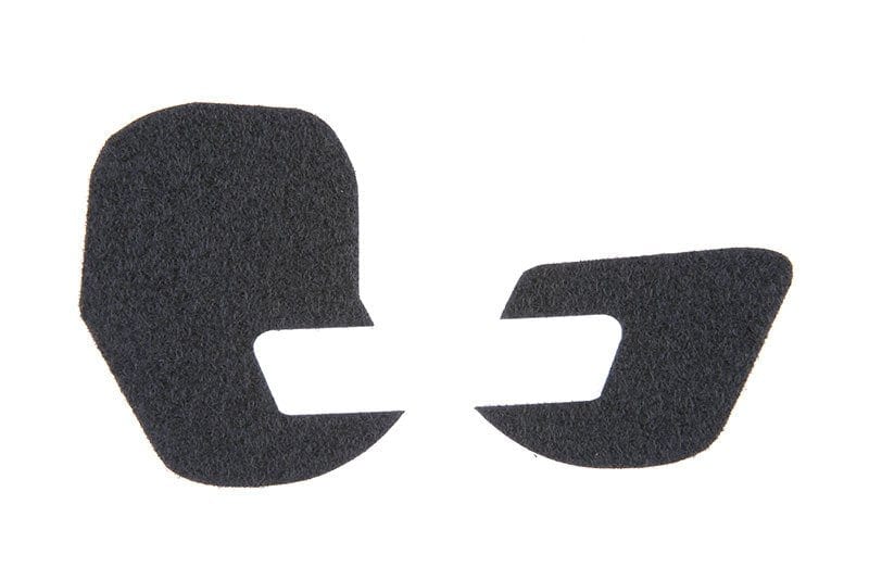 Hook&Loop hearing protectors stickers - black