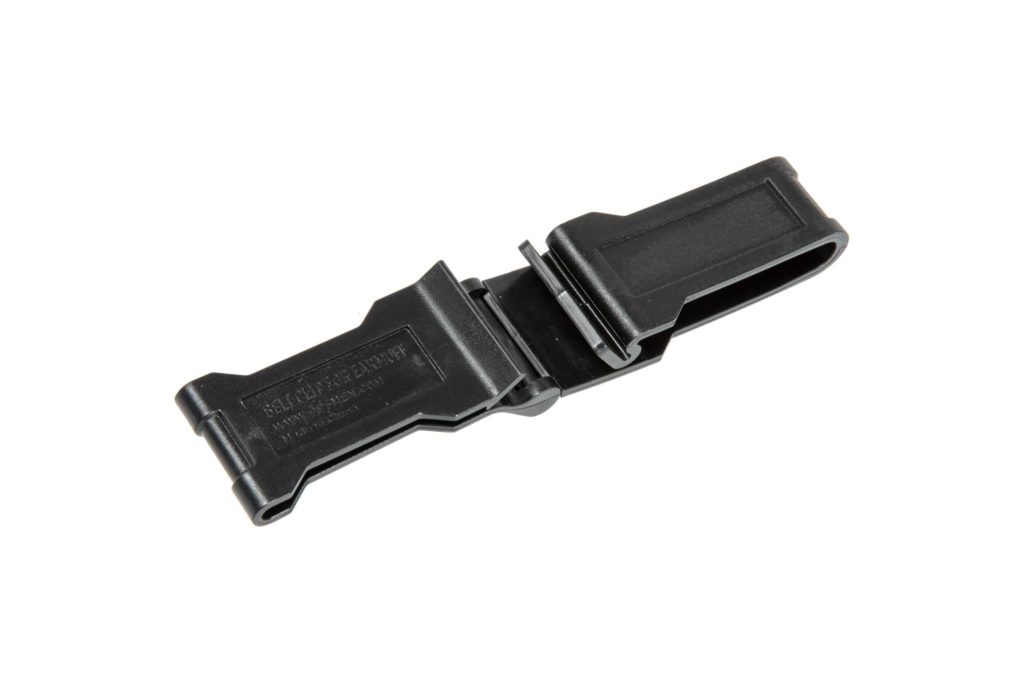 Earmuffs Belt Clip - Black by Earmor on Airsoft Mania Europe