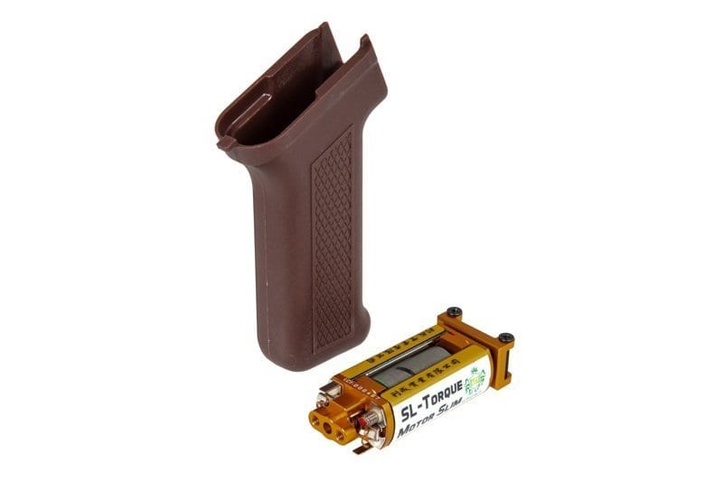 Schmaler Pistolengriff + SL-Torque Motor für AK Replicas - Dunkelrot