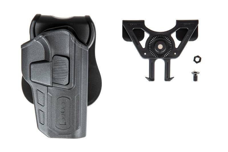 DEFENDER R-Holster for CZ 75 SP-01 Shadow pistol by CYTAC on Airsoft Mania Europe