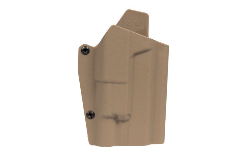 Tactical holster for G17L replicas with flashlight - Dark Earth by FMA on Airsoft Mania Europe
