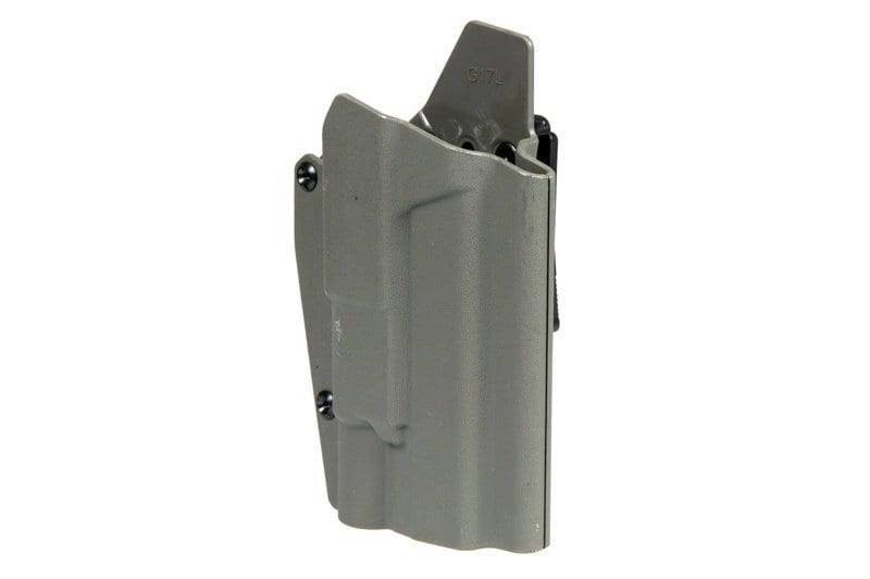 Tactical holster for G17L replicas with flashlight - Foliage Green