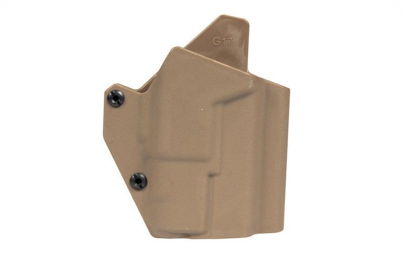 Composite Holster for G17 Replicas with Tactical Flashlight - Dark Earth by FMA on Airsoft Mania Europe