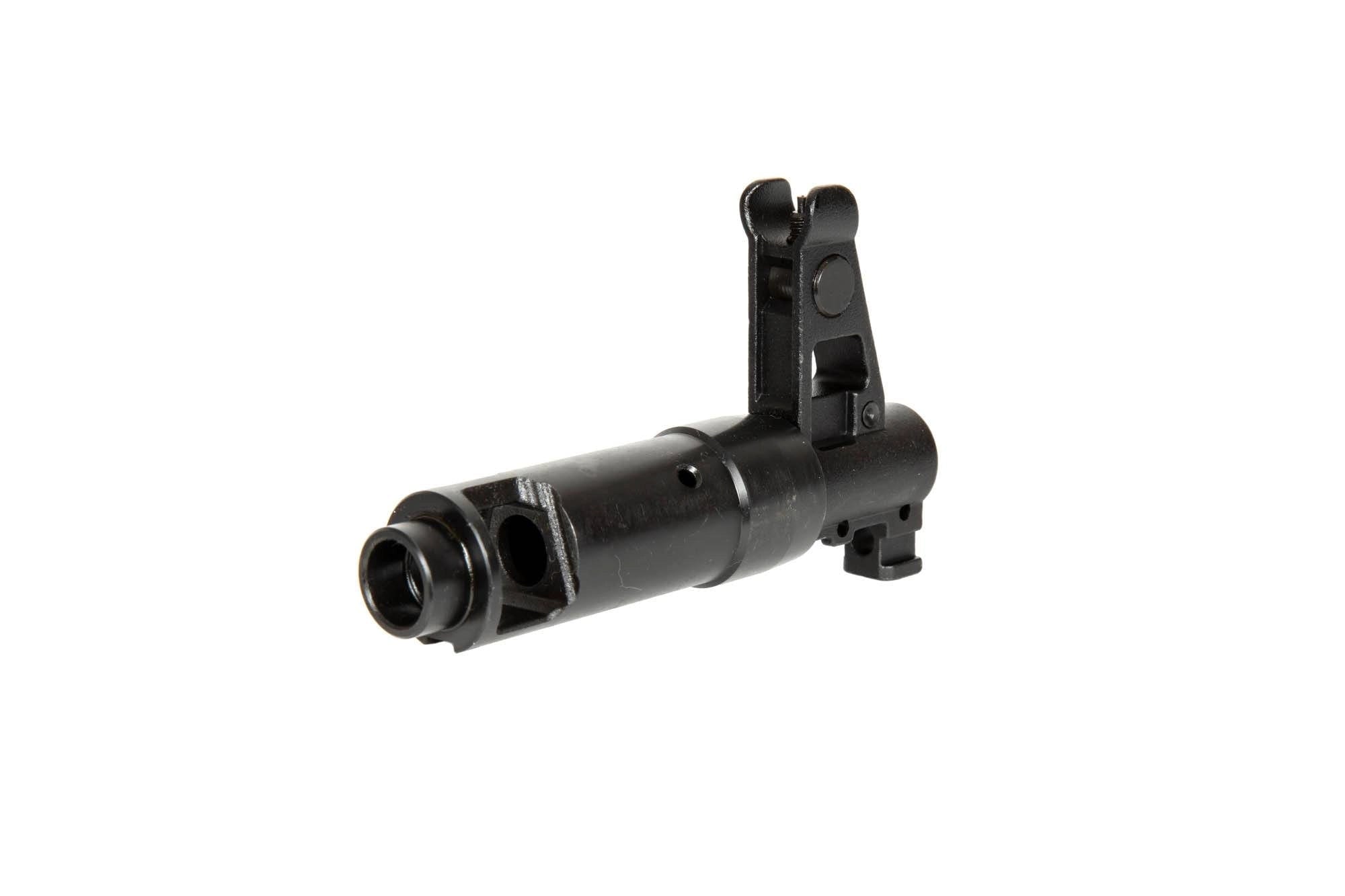 Steel front sight block & muzzle brake for LCK74