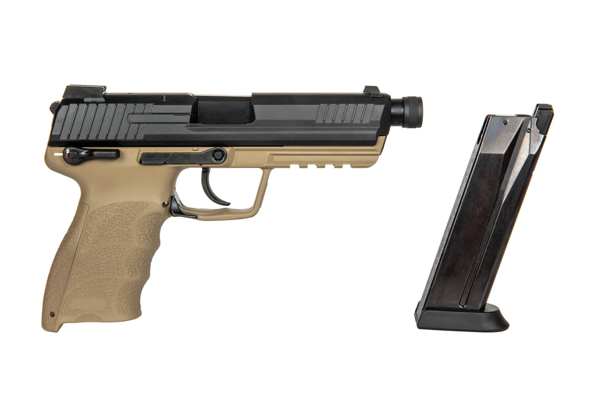 TM45 Tactical Pistol with Silencer Replica - Tan by Tokyo Marui on Airsoft Mania Europe
