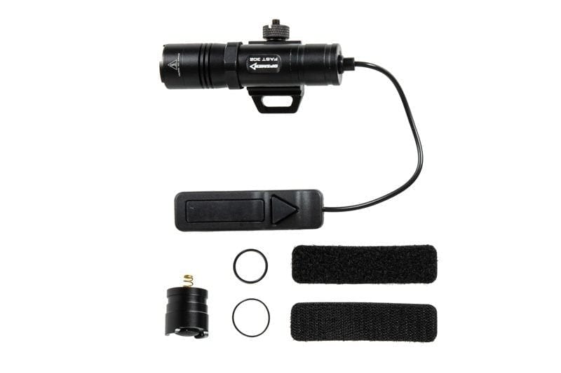 FAST-302R BK tactical flashlight - black by Opsmen on Airsoft Mania Europe