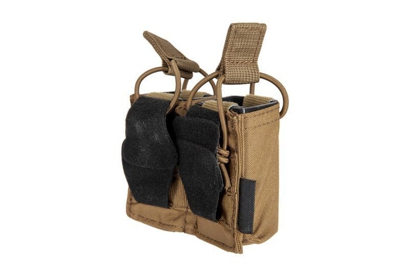 Double Pistol Pouch For Skeleton Vests - Coyote Brown by Emerson Gear on Airsoft Mania Europe