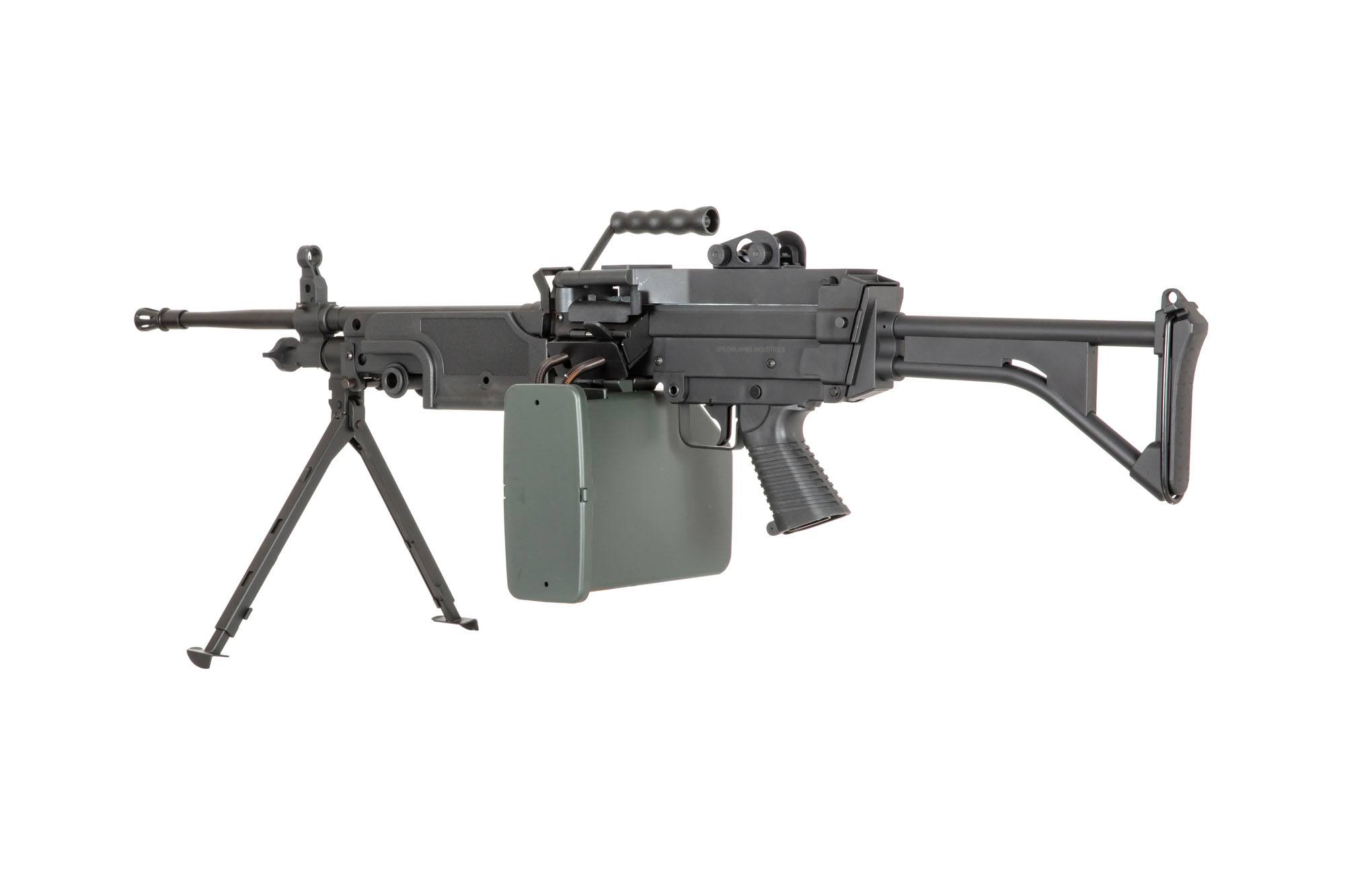 SA-249 MK1 CORE™ Machine Gun Replica - Black by Specna Arms on Airsoft Mania Europe