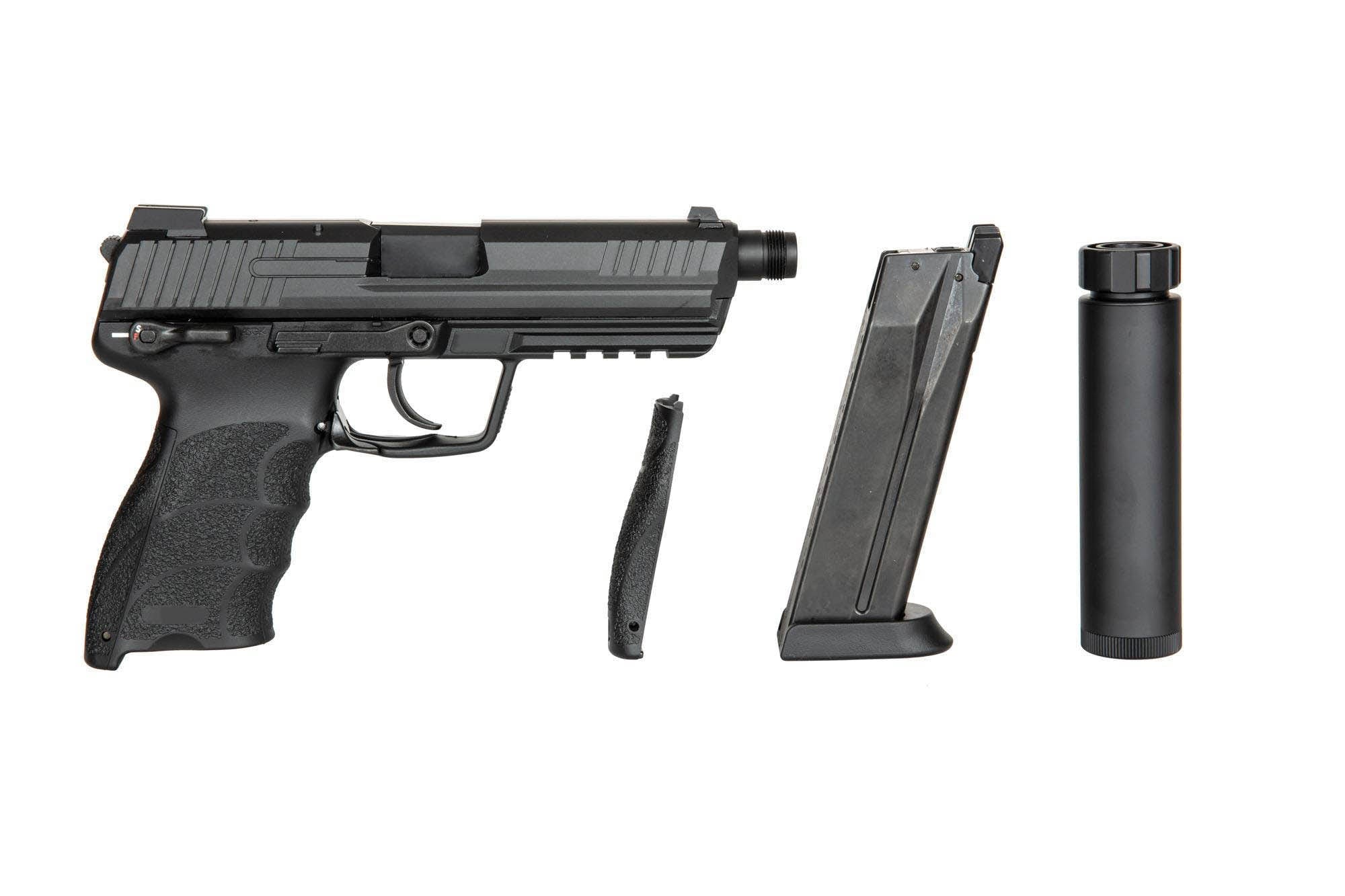 TM45 Tactical Pistol with Silencer Replica - Black by Tokyo Marui on Airsoft Mania Europe