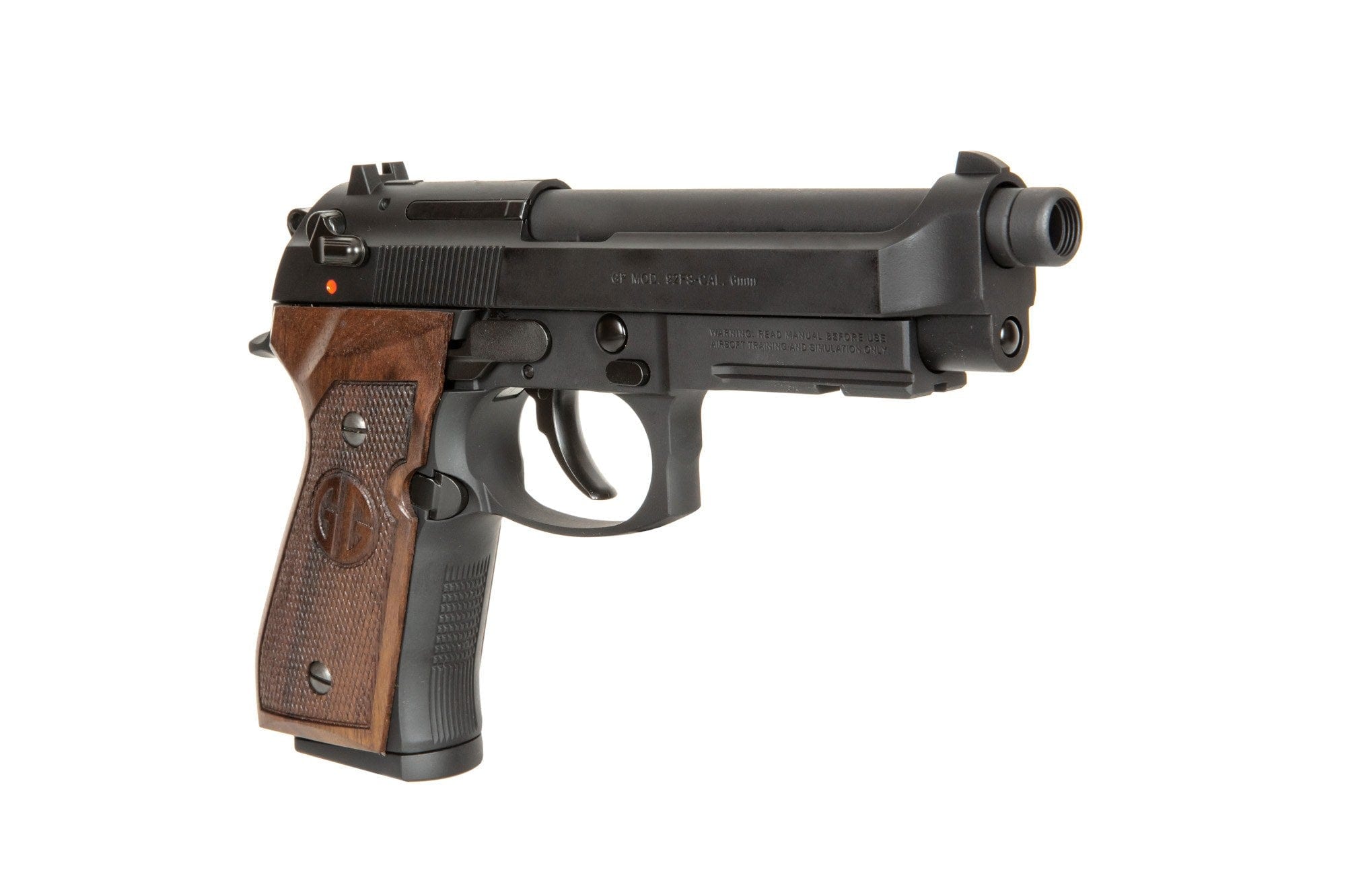 GPM92 GP2 Pistolenreplik Walnussgriff - schwarz