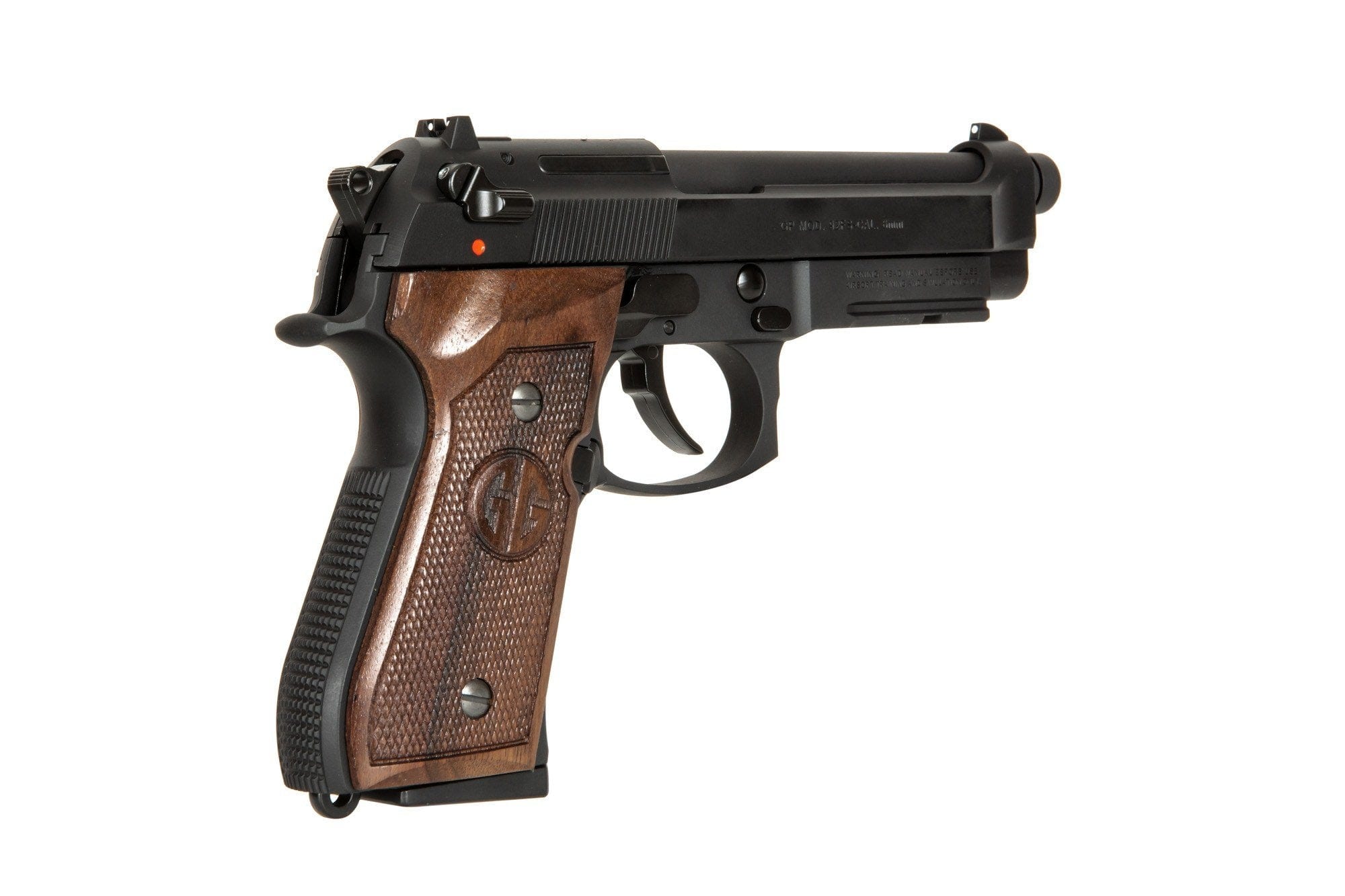 GPM92 GP2 pistol replica walnut grip - black
