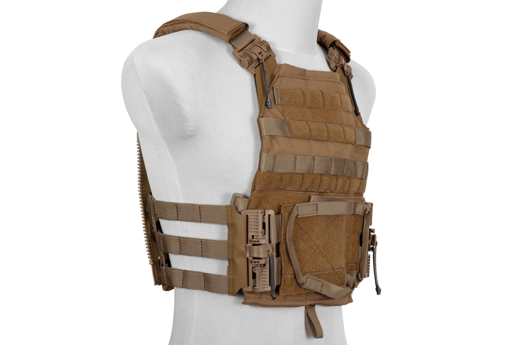 BlueLabel Quick Release Plate Carrier Jump 2.0 Vest - Coyote Brown by Emerson Gear on Airsoft Mania Europe