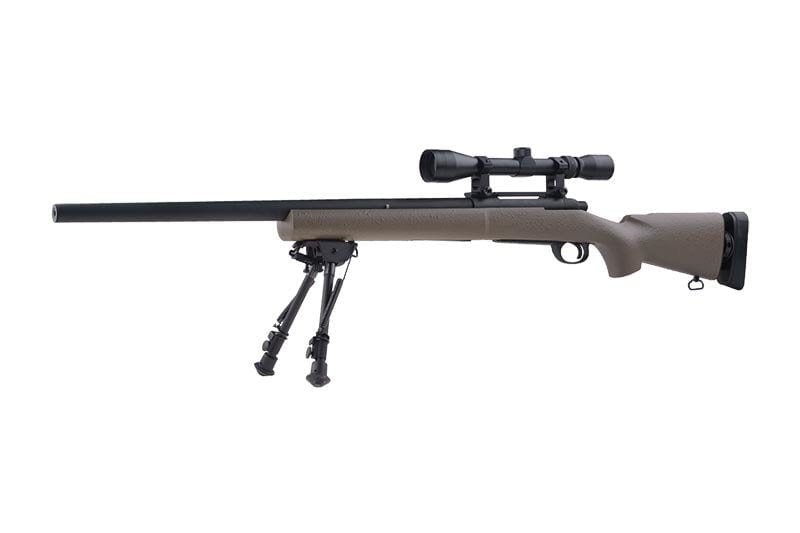 SW-04 Upgraded M24 Sniper Rifle with scope and bipod - tan
