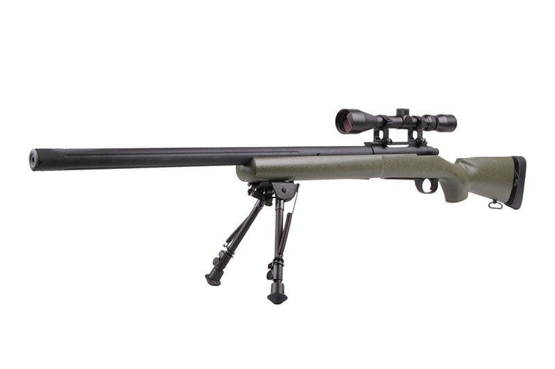 SW-04J Upgraded M24 Army Sniper Rifle with scope and bipod - olive