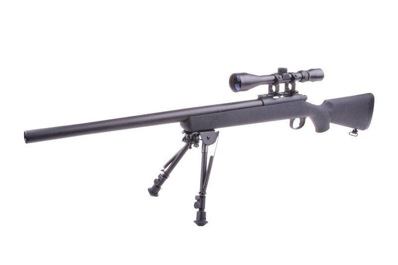 SW-10 Upgraded Sniper Rifle (with scope + bipod) - black