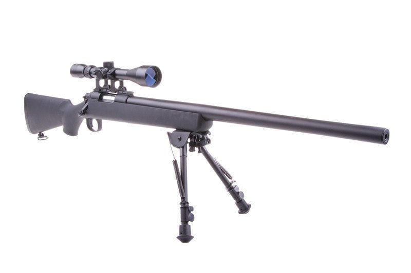 SW-10 Upgraded Sniper Rifle (with scope + bipod) - black