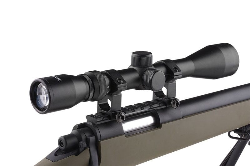 SW-10 Upgraded VSR Sniper Rifle with scope and bipod - tan