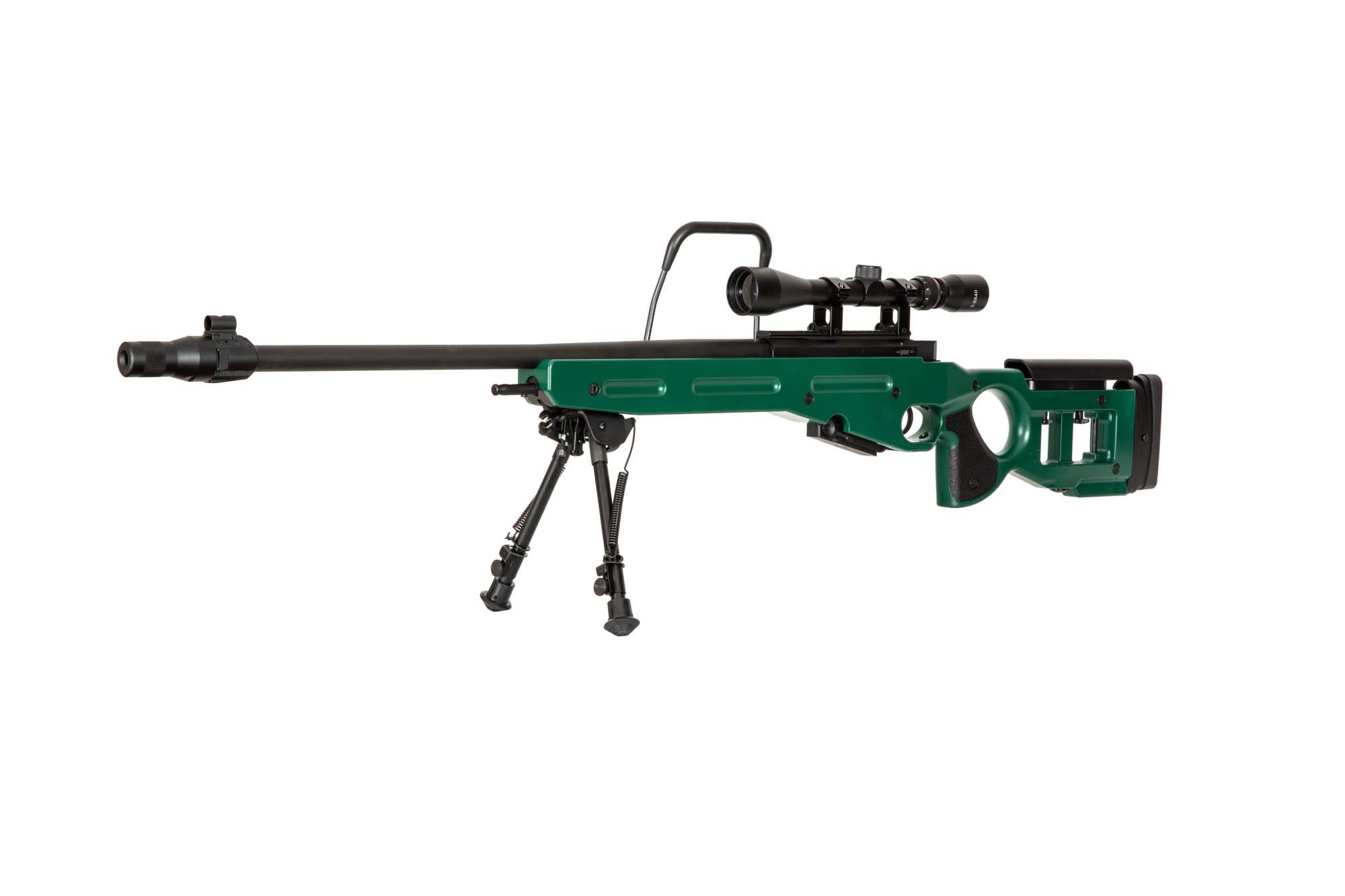 SV-98 CORE ™ sniper rifle replica with bipod, scope and sound suppressor - russian green by Specna Arms on Airsoft Mania Europe