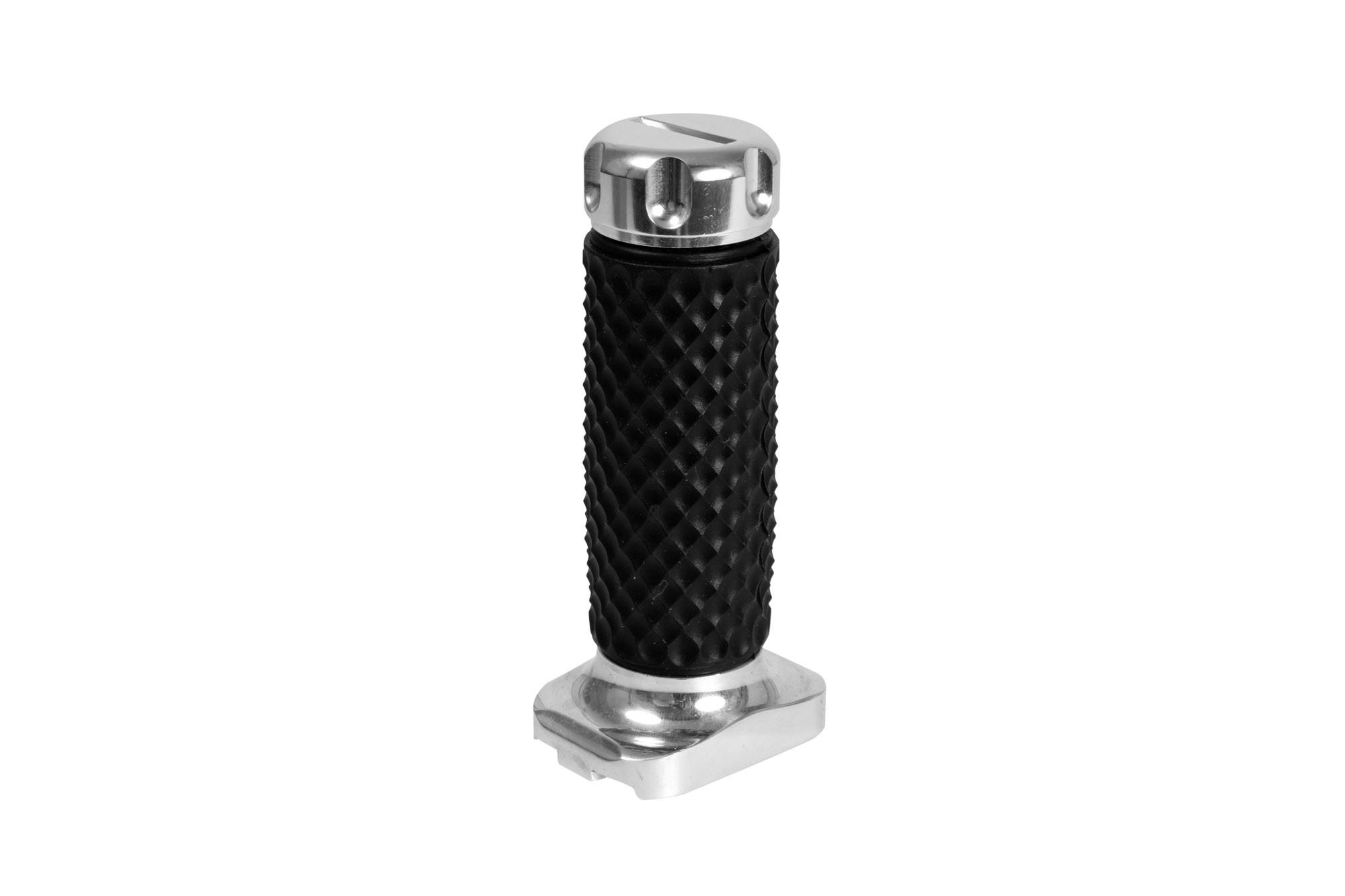 KeyMod Vertical Grip - Black / Silver by SHS on Airsoft Mania Europe