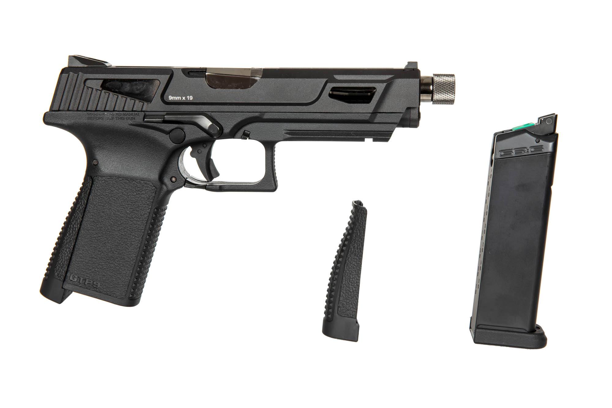 GTP9-MS Pistol Replica - black by G&G on Airsoft Mania Europe