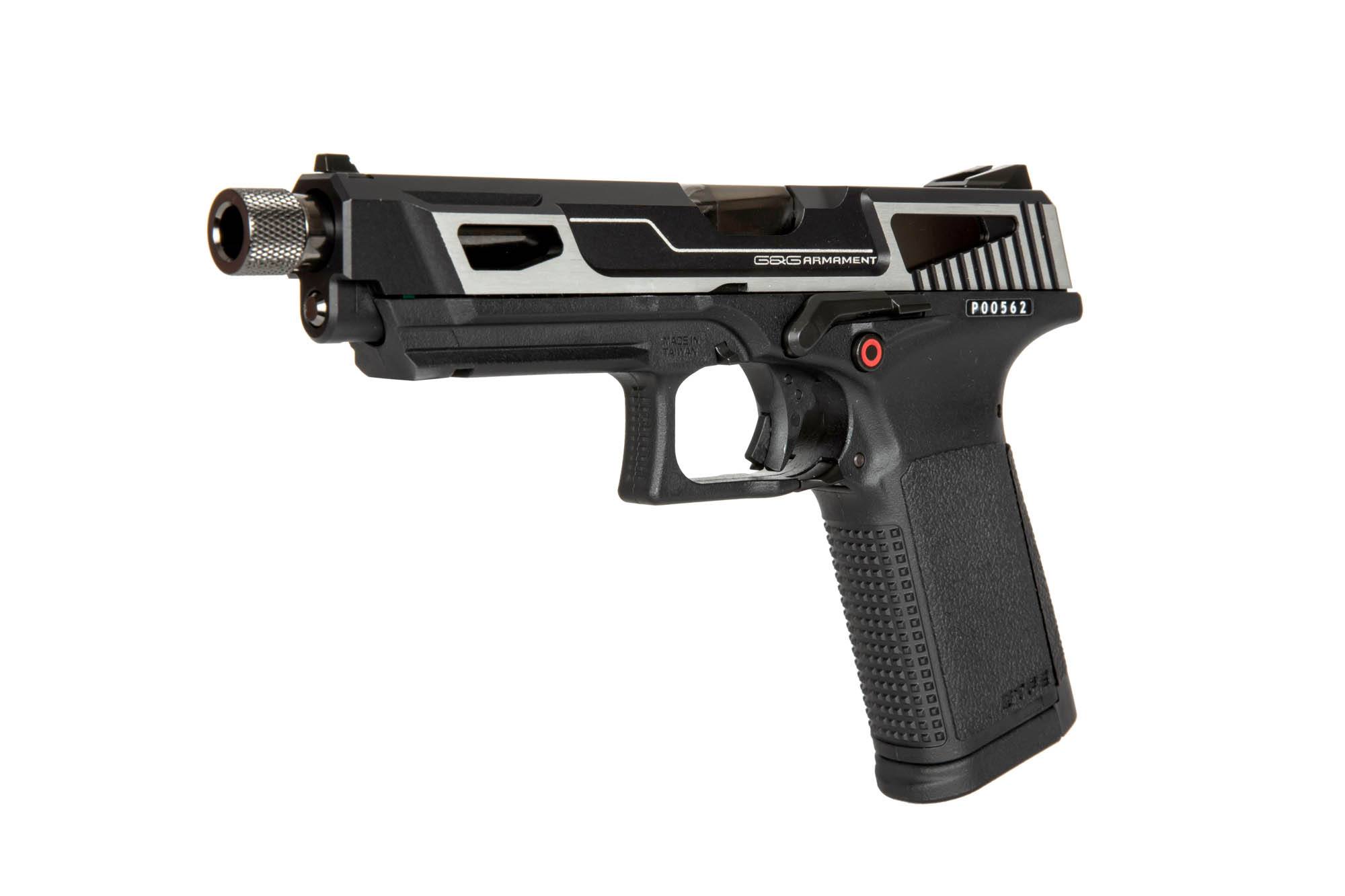 GTP9-MS Pistol Replica - silver by G&G on Airsoft Mania Europe