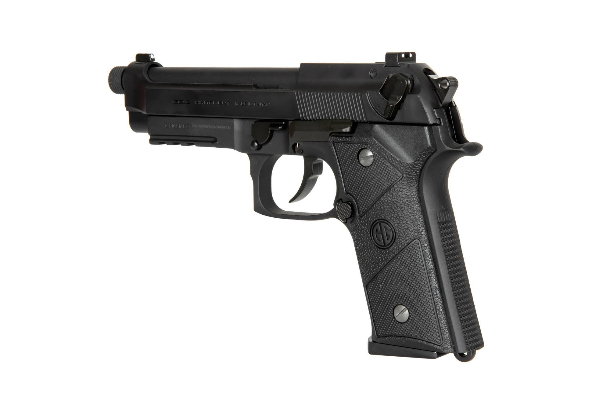 GPM9 MK3 Pistol Replica - Black by G&G on Airsoft Mania Europe